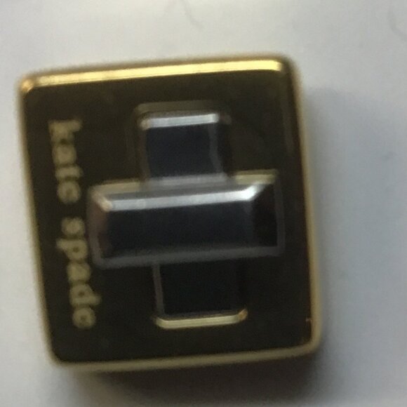 Kate Spade New Gold and Silver Clasp Earrings - Picture 2 of 3